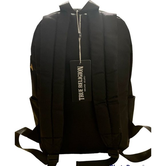 True Religion Bags True Religion Staunch Horseshoe Logo Backpack Black Gold Msrp75 New